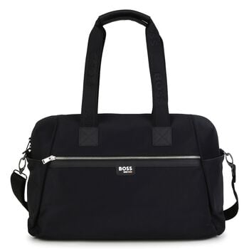 Mini Me Black Logo Changing Bag ( 43CM )