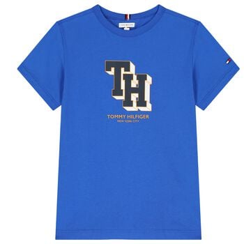Boys Blue Logo T-Shirt