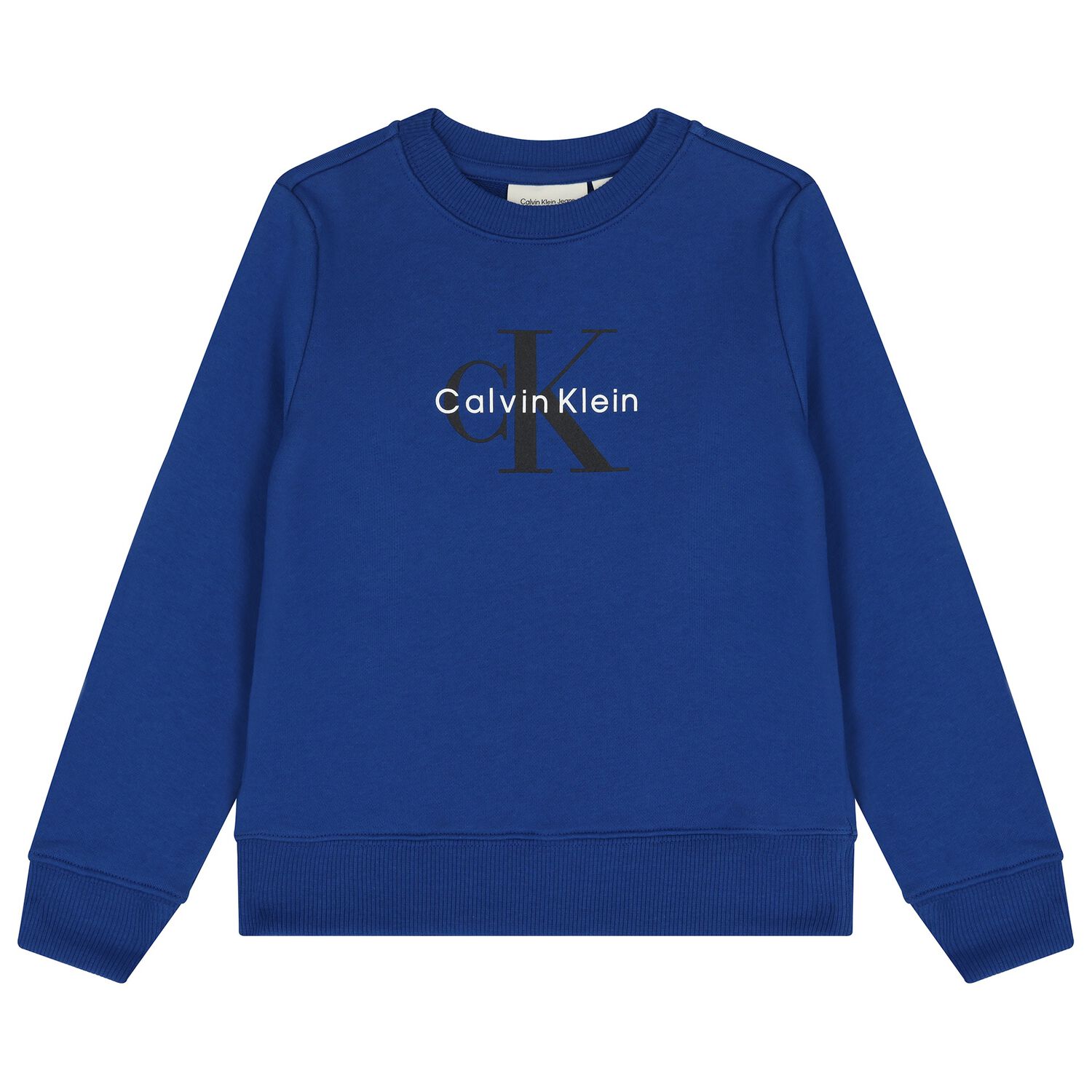 Boys Blue Logo Sweatshirt , 2, hi-res