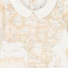 Ivory & Beige Geo Map Babygrow Gift Set, 1, hi-res