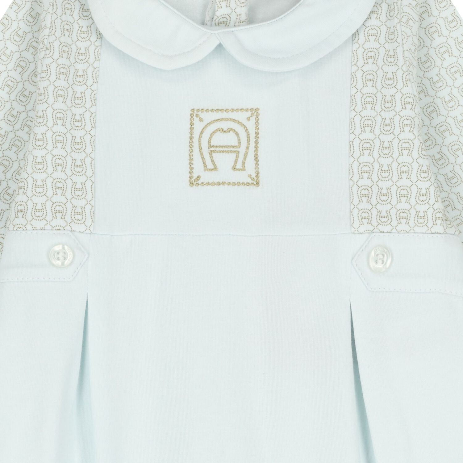 Baby Boys Blue Logo Babygrow, 2, hi-res