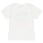 طقم شورت للاولاد بطبعه بورد راكب الامواج باللون الابيض والازرق, 2, hi-res