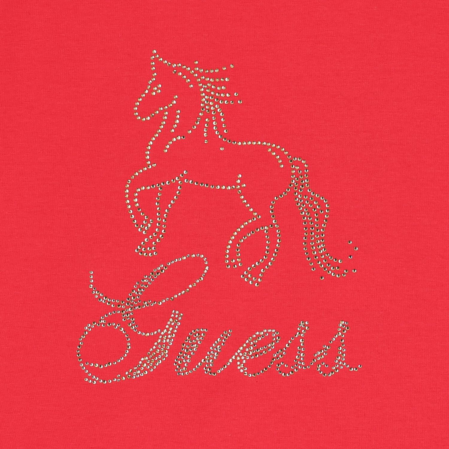 Girls Red Logo T-Shirt, 2, hi-res