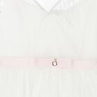 Girls White Chantilly Lace Mirelle Dress, 1, hi-res