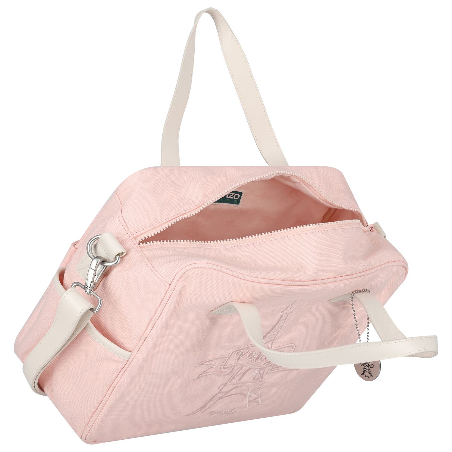 شنطة مواليد بشعار برج ايفل باللون الزهري للأطفال  , 1, hi-res