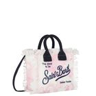 Girls White & Pink Vanity Mini Handbag ( 22cm ), 1, hi-res
