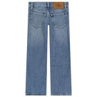 بنطلون جينز أزرق للبنات, 1, hi-res