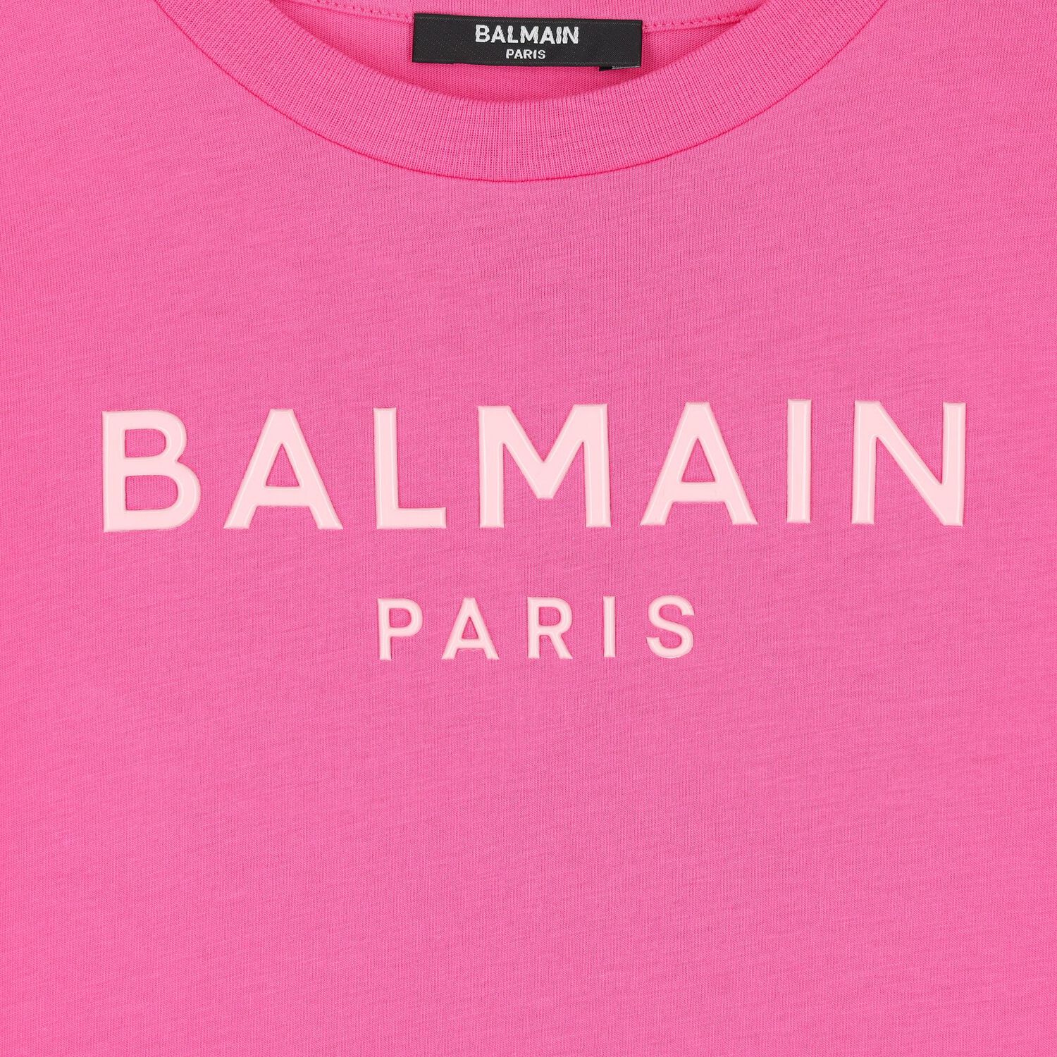 فستان بنات بالشعار باللون الوردي, 1, hi-res