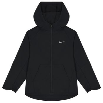 Nike Kids Black Logo Hooded Zip Up Top, 1 Black Logo Hooded Zip Up Top