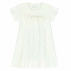 Baby Girls Ivory Dress, 1, hi-res