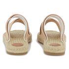 Girls Pink & Beige Logo Sliders, 1, hi-res