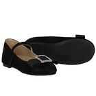 حذاء بنات بفيونكة باللون الاسود, 1, hi-res