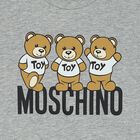 Grey Teddy Bear Logo T-Shirt, 1, hi-res