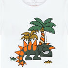 Younger Boys White Gecko T-Shirt, 1, hi-res