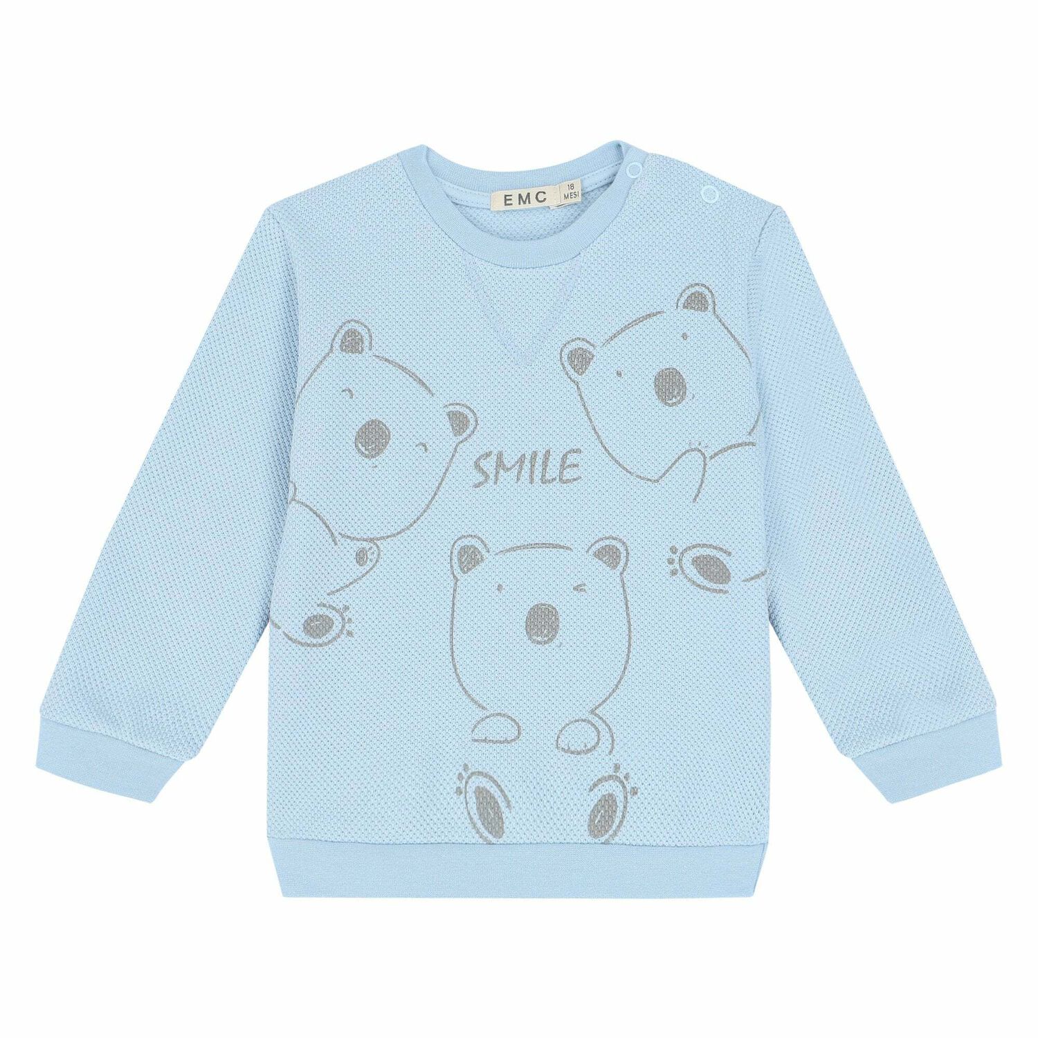 Baby Boys Blue Top & Joggers Set, 1, hi-res image number null