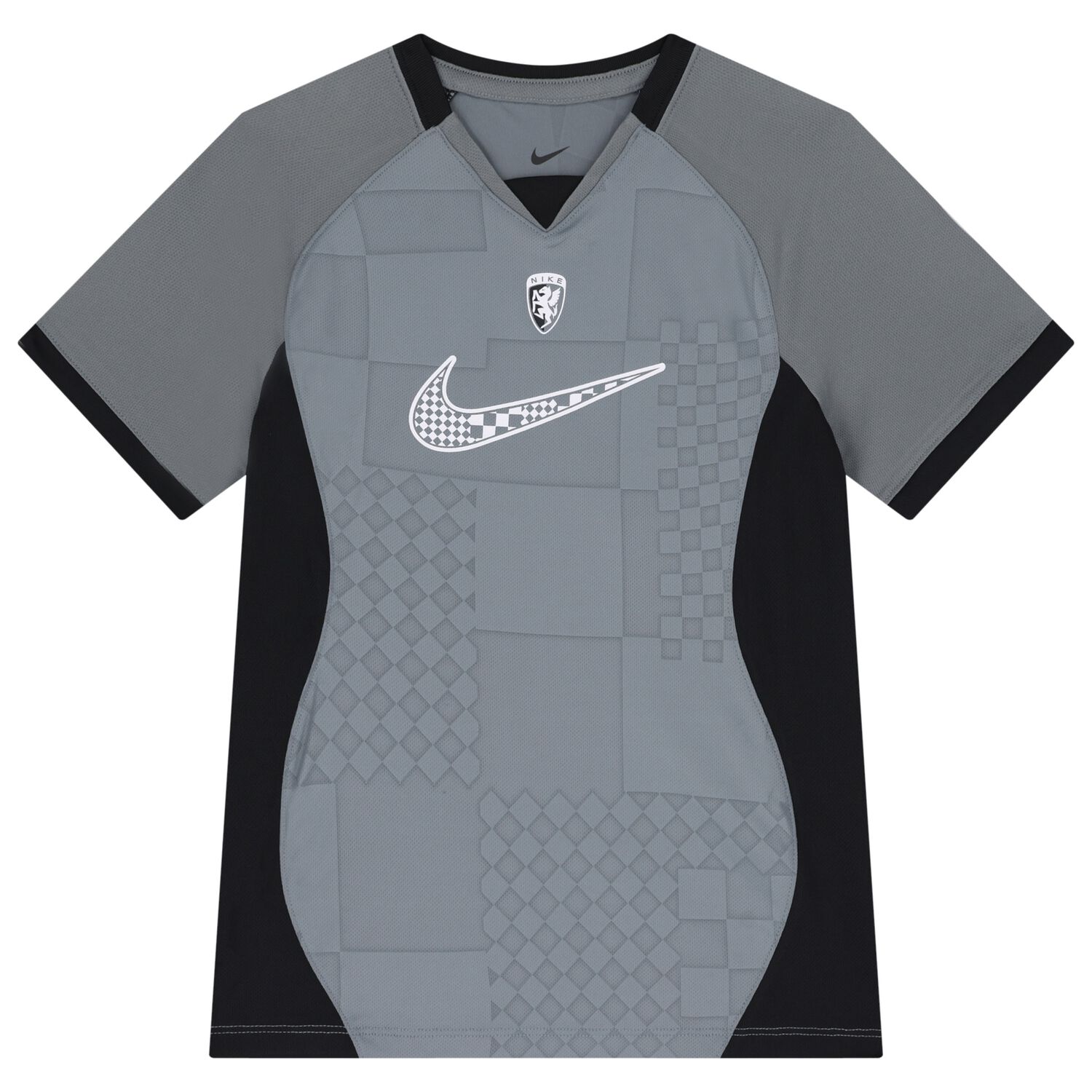 Boys Grey & Black Logo T-Shirt, 1, hi-res