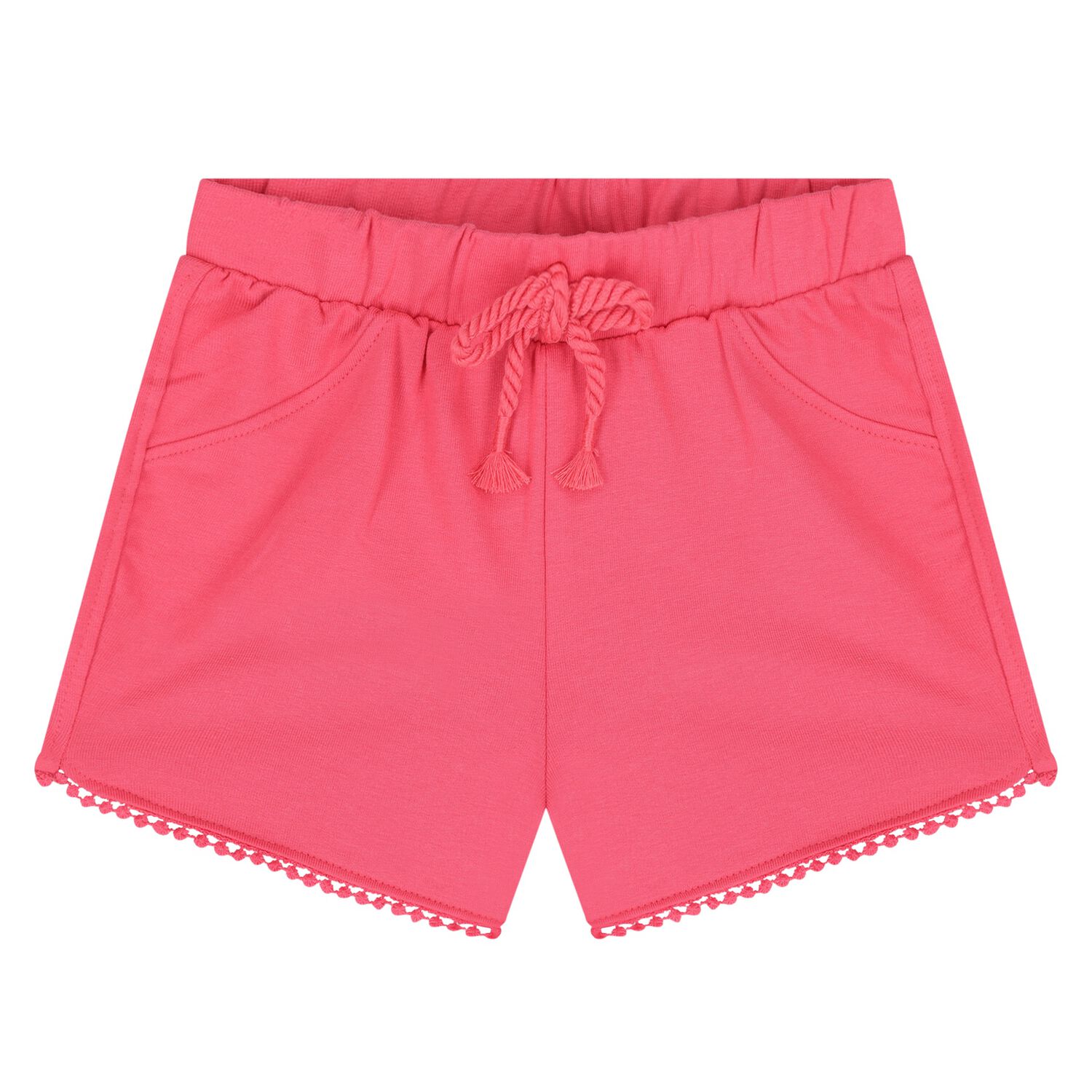 Younger Girls Pink Shorts, 2, hi-res