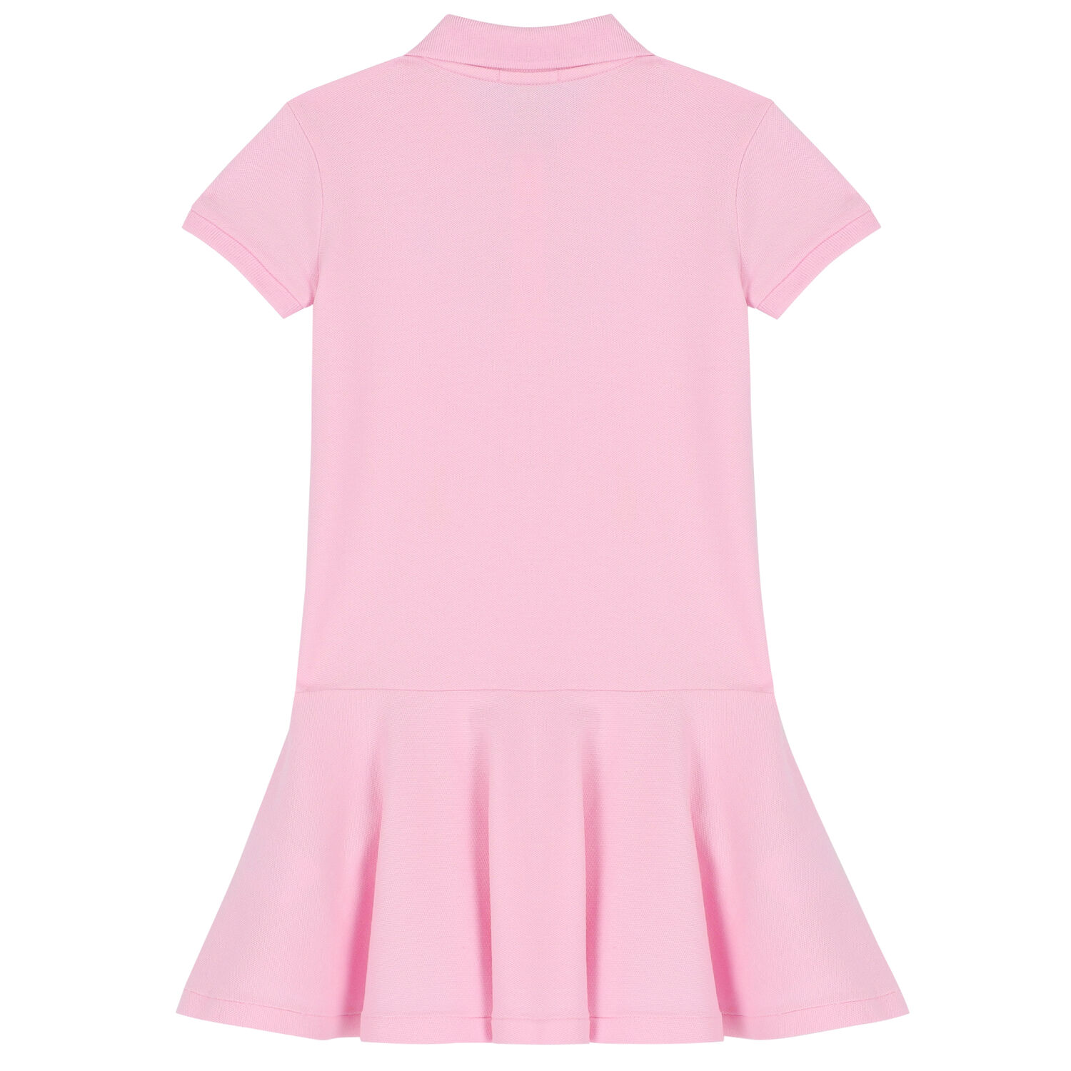 Girls Pink Logo Polo Dress, 1, hi-res
