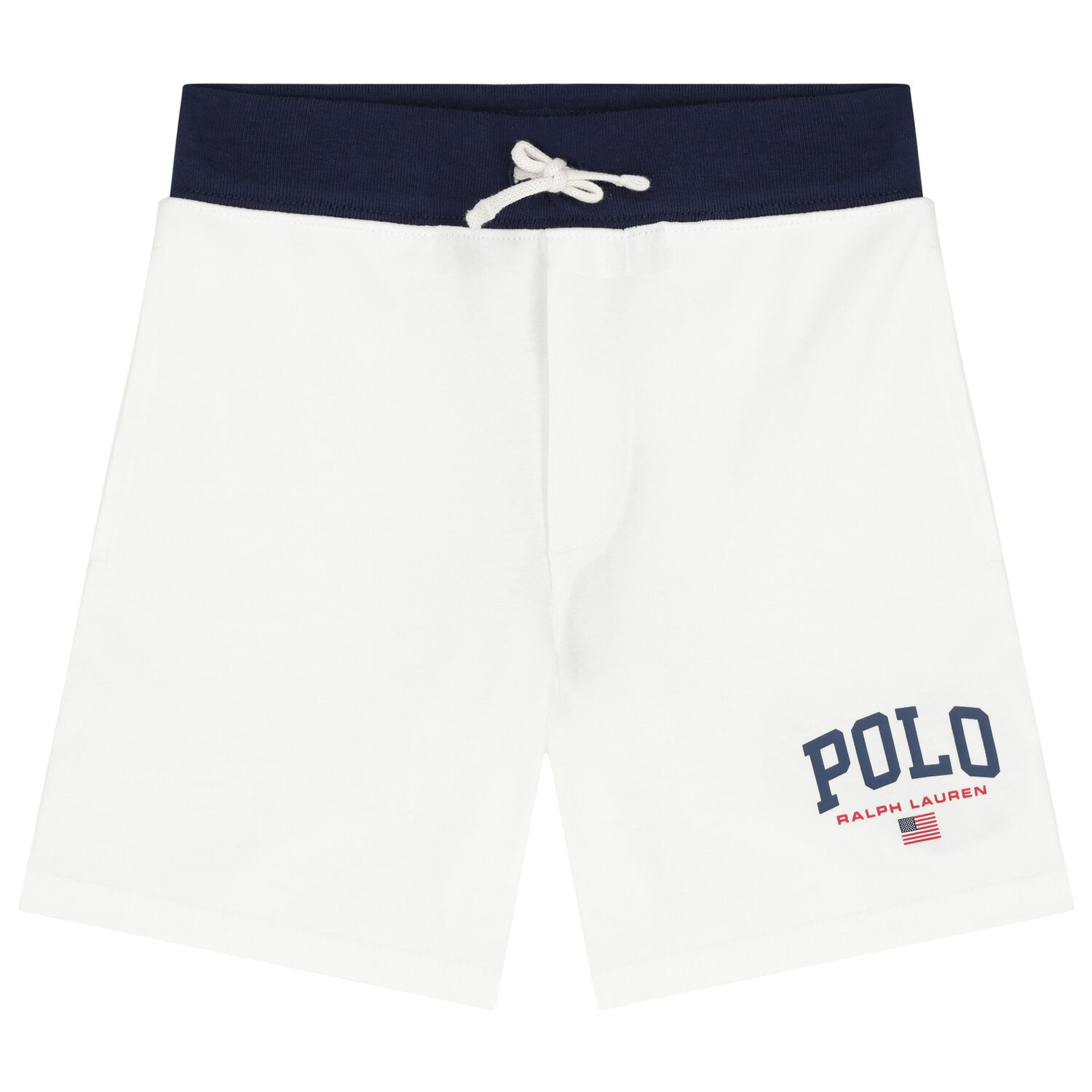 Boys White Logo Shorts, 1, hi-res image number null