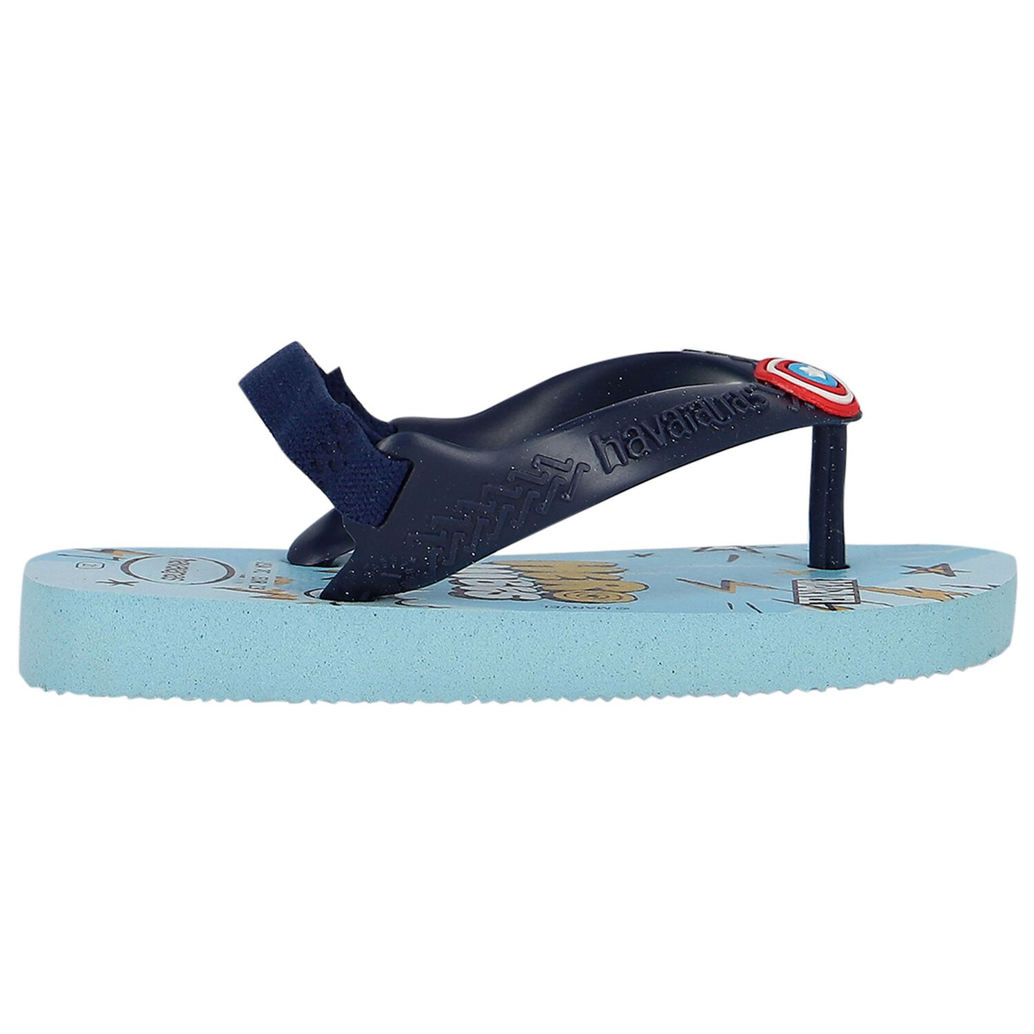 فليب فلوب أولاد بشعار مارفل باللون الأزرق, 1, hi-res