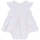 Baby Girls White Fairytale Wishes Bodysuit Dress, 1, hi-res