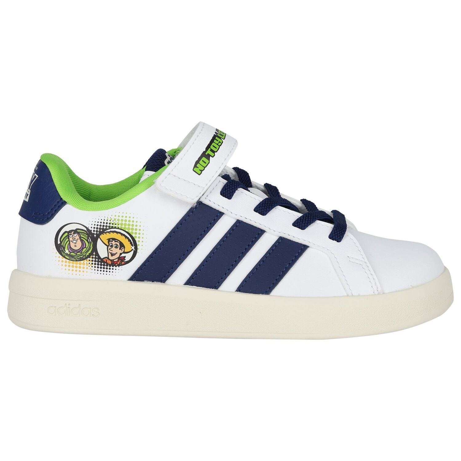 Boys White & Navy Blue Toy Story Trainers, 1, hi-res