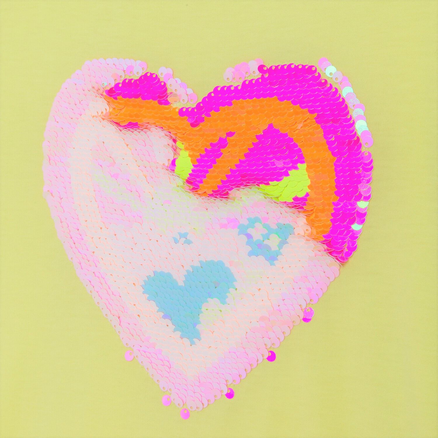 تيشيرت ترتر باللون الأصفر للبنات, 1, hi-res