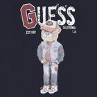 تي شيرت أزرق داكن بشعار دب تيدي للأولاد, 4, hi-res