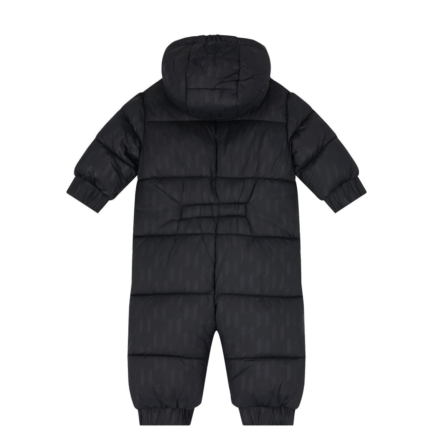 Black Logo Snowsuit, 1, hi-res