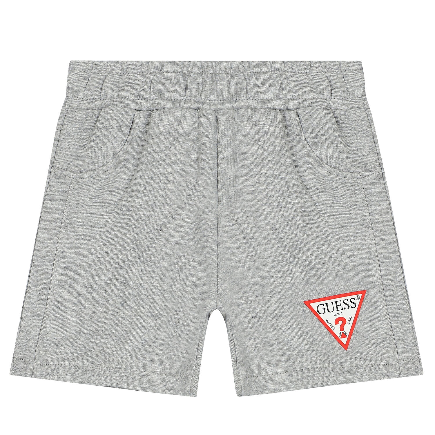 Baby Boys Grey Logo Shorts Set, 3, hi-res