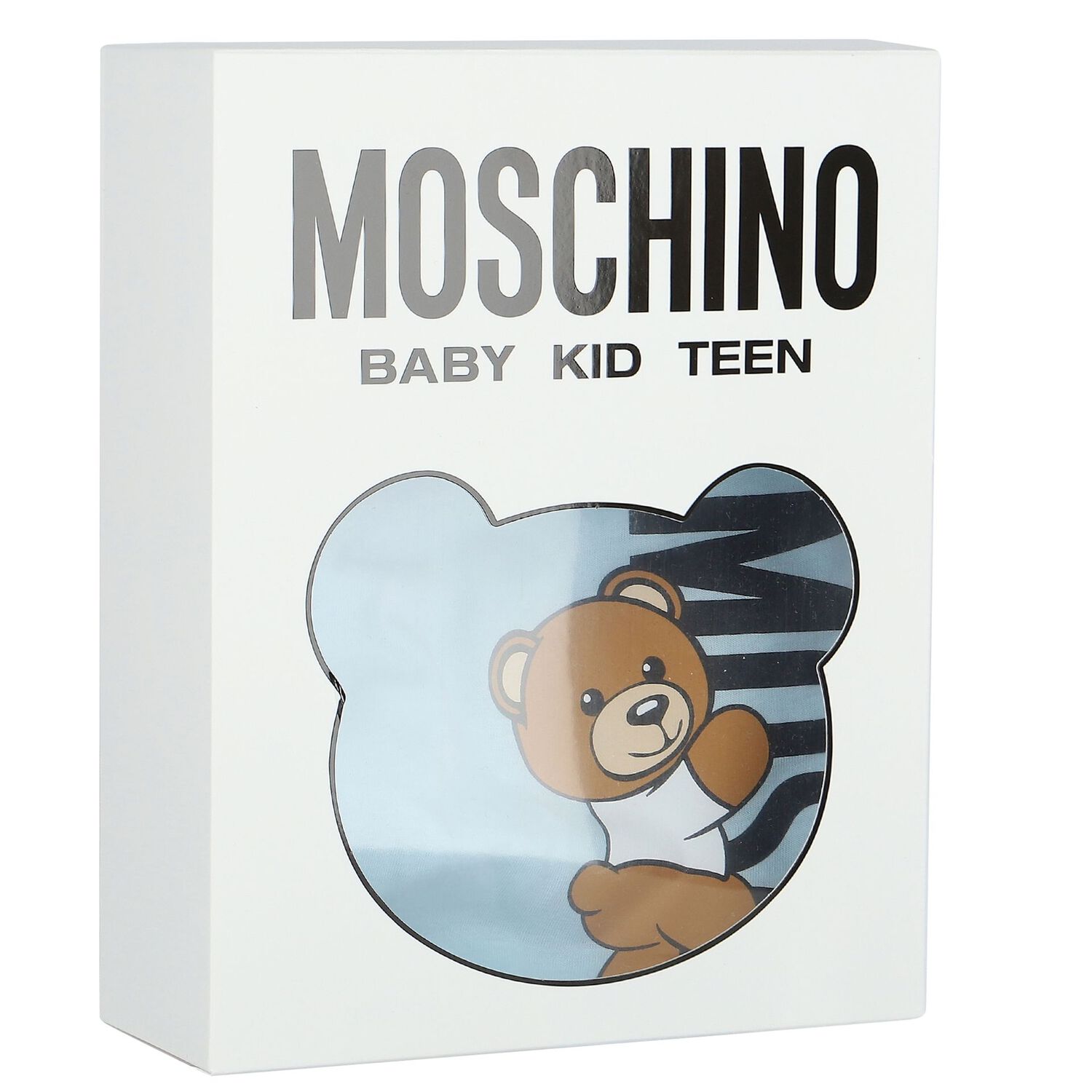 Baby Boys Blue Teddy Bear Logo Romper, 2, hi-res