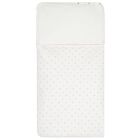 Baby Girls White & Pink Bow Nest, 1, hi-res