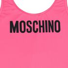 Girls Pink Logo Swimsuit, 1, hi-res