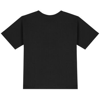 Black Teddy Bear Logo T-Shirt