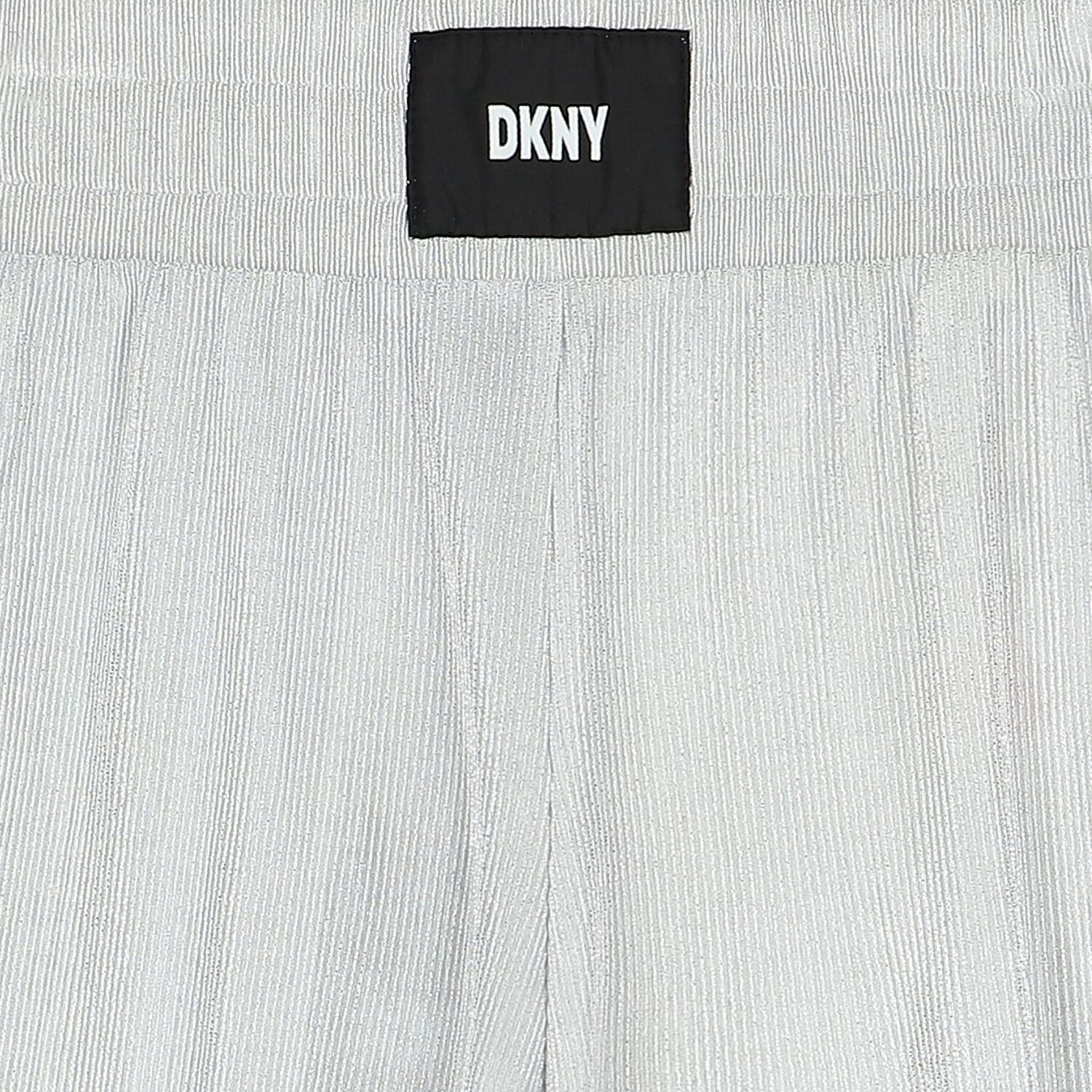 بنطلون بنات بليسيه بالشعار باللون الفضي, 1, hi-res