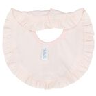 Baby Girls Pink Teddy Bear Bib, 2, hi-res