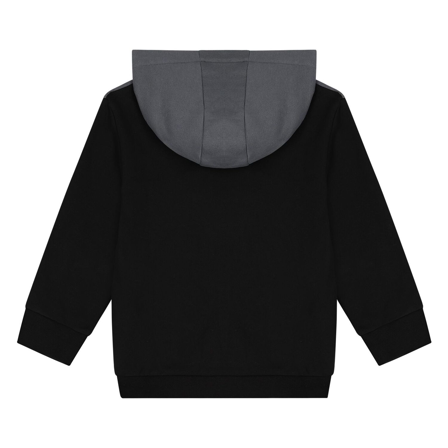 بدلة رياضية بالشعار باللون الأسود والرمادي للأولاد, 1, hi-res