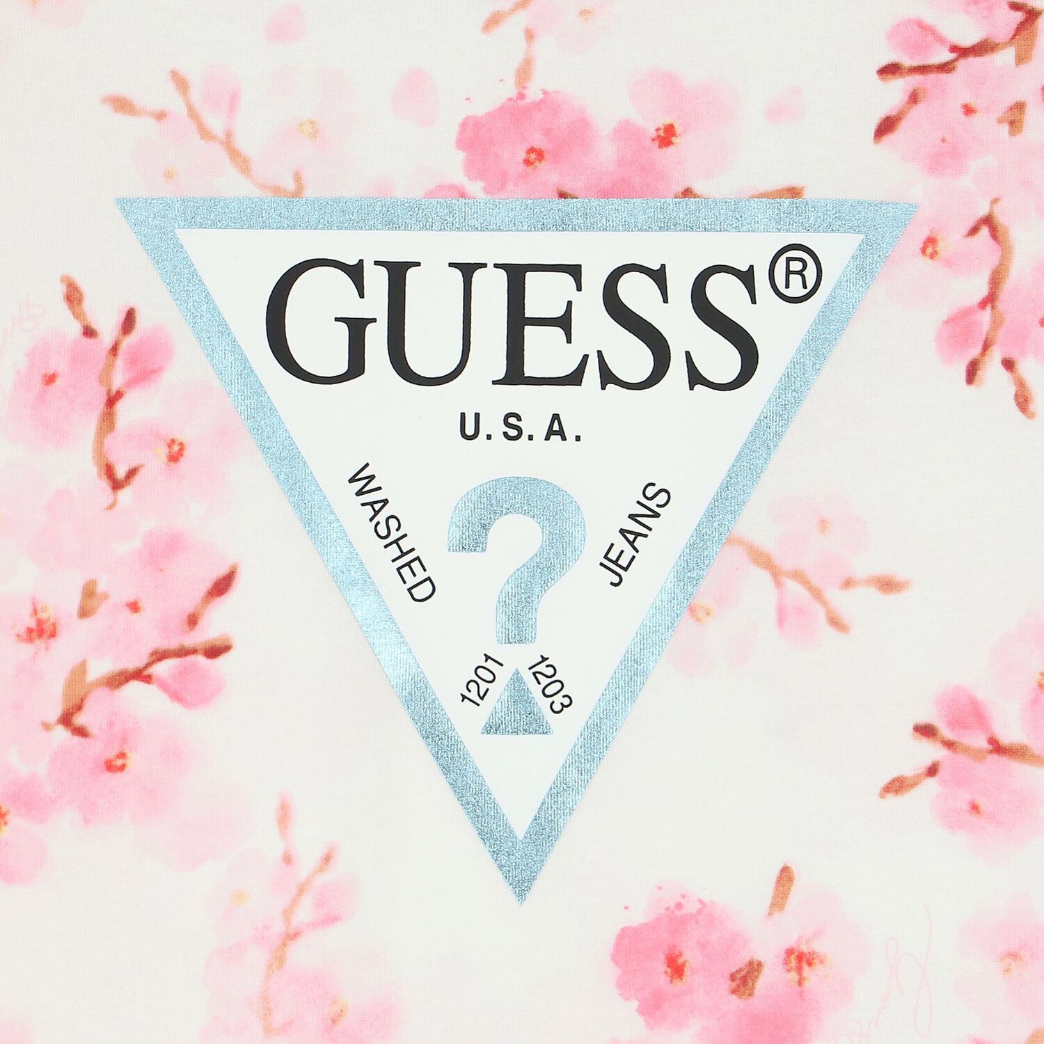 تيشيرت بنات بالشعار باللون الأبيض والوردى, 3, hi-res image number null