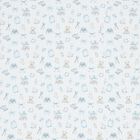 Blue Nursery Print Baby Blanket, 1, hi-res
