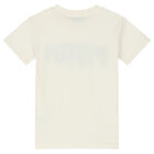 Boys Ivory Logo T-Shirt, 1, hi-res