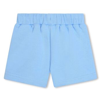 Younger Boys Blue Logo Shorts