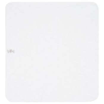 White & Grey Giraffe Baby Blanket