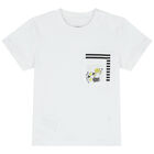 طقم شورت باللون الأبيض والأصفر للأولاد, 1, hi-res