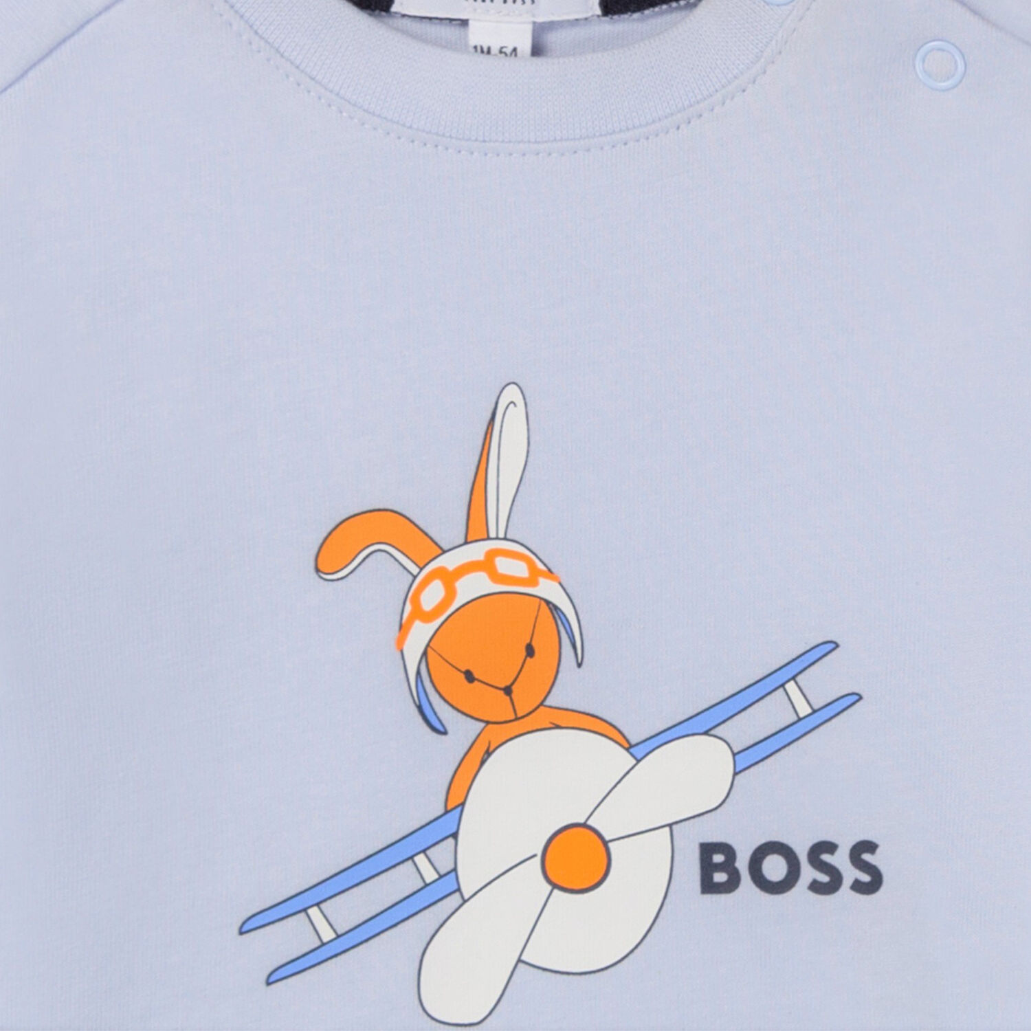 Baby Boys Blue Logo T-Shirt, 1, hi-res