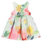 Younger Girls Multi-Coloured Floral Dress, 1, hi-res