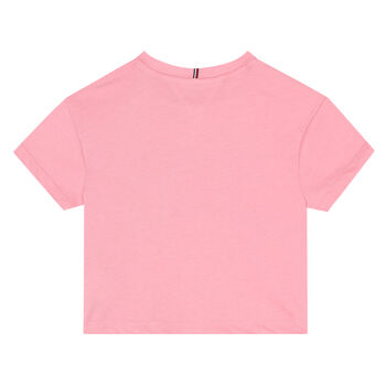 Girls Pink Logo T-Shirt