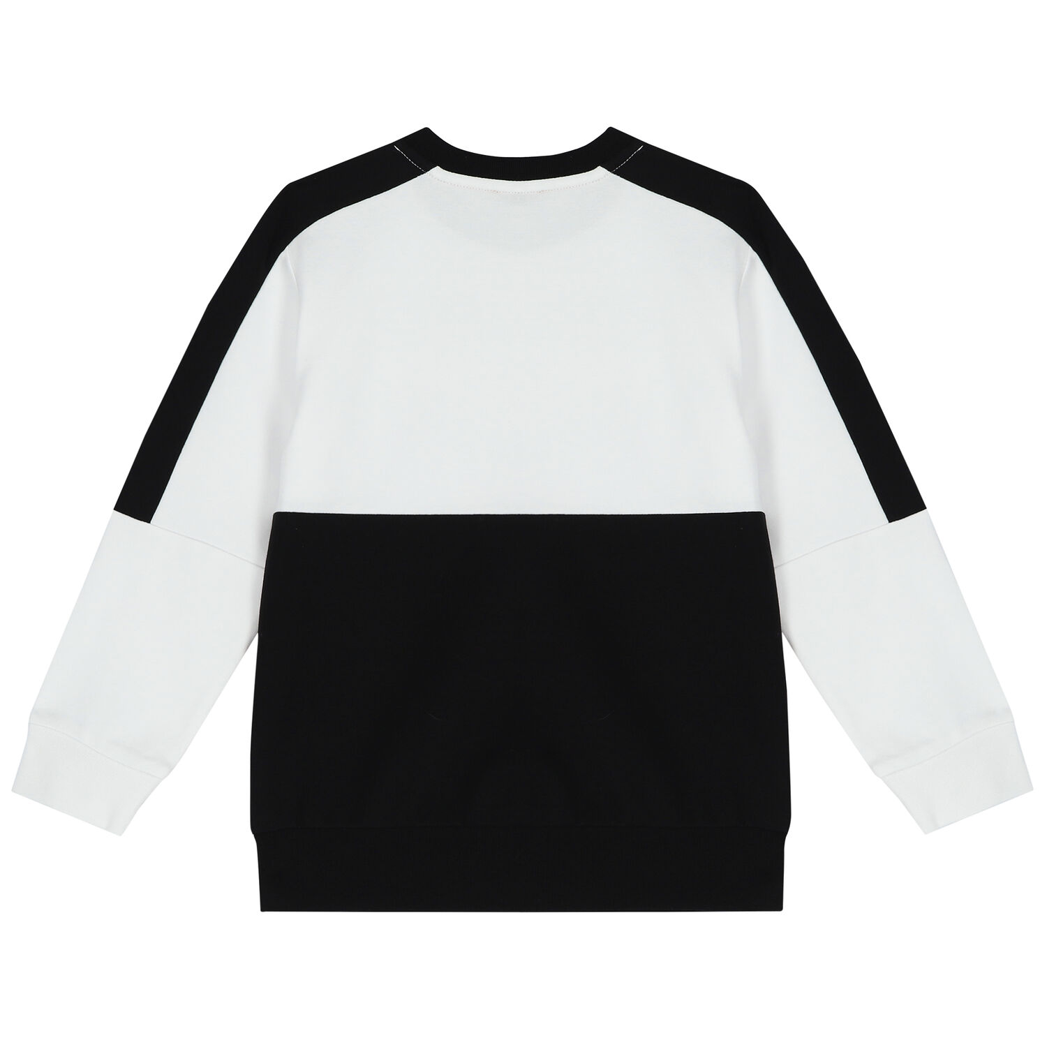Boys White & Black Logo Sweatshirt, 1, hi-res image number null