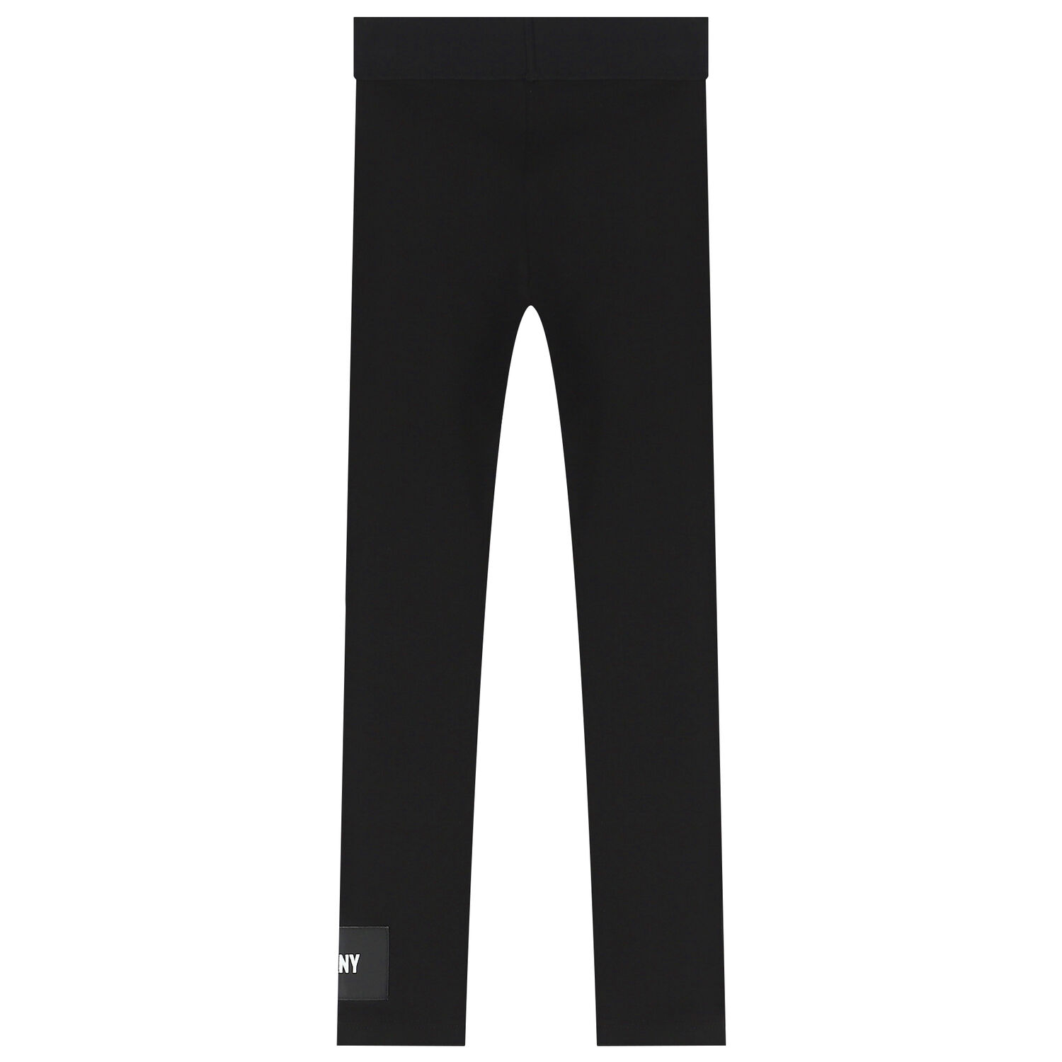 Girls Black Logo Leggings, 1, hi-res