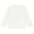 طقم بدلة رياضية أولاد بالشعار باللون البيج, 1, hi-res