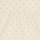 طقم فستان بنات بالشعار باللون العاجى , 1, hi-res